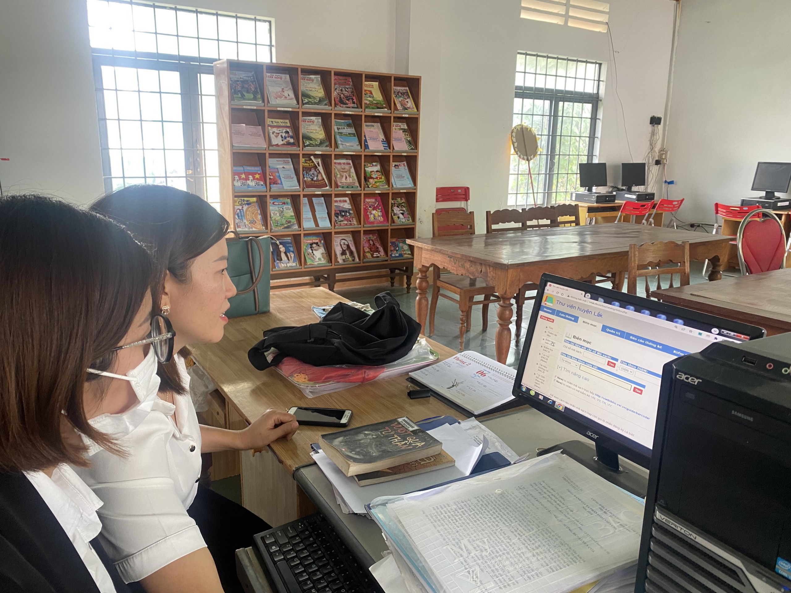 Hướng dẫn nghiệp vụ tại Thư viện huyện Lắk