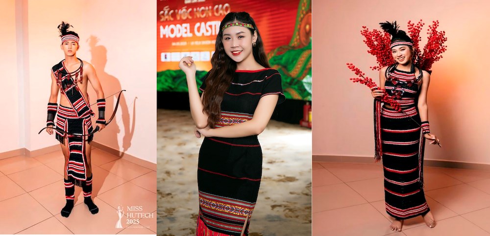 Một số mẫu trang phục sẽ xuất hiện trong chương trình thời trang “Sắc vóc non cao”