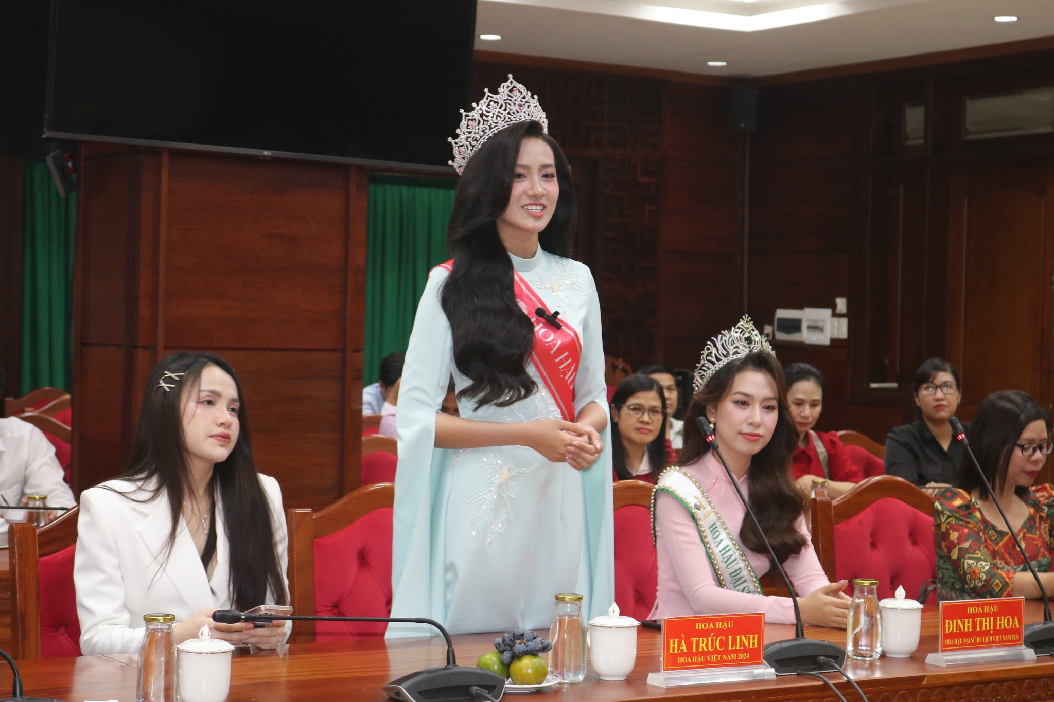 Hoa hậu Hà Trúc Linh chia sẻ về hành trình tham gia Cuộc thi Hoa hậu Việt Nam 2024