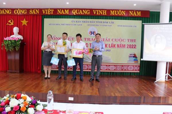 Tổng kết và Trao giải cuộc thi Đại sứ Văn hóa đọc tỉnh Đắk Lắk năm 2022