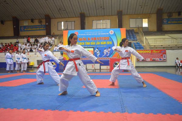 Ea H’Leo đăng cai giải vô địch Karate Đại hội TDTT