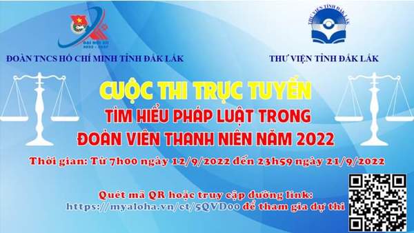 Kết quả Cuộc thi trực tuyến tìm hiểu pháp luật trong đoàn viên, thanh niên năm 2022