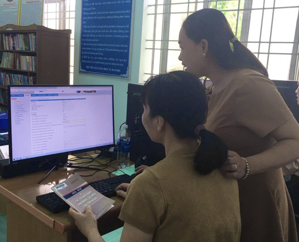 Hỗ trợ ứng dụng hệ thống quản trị thư viện dùng chung VietBiblio tại Trường THCS Lạc Long Quân, tp. Buôn Ma Thuột
