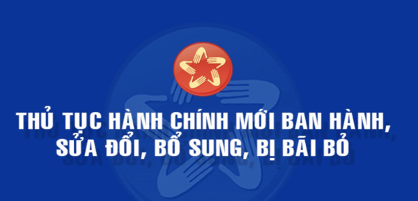 Công bố Danh mục thủ tục hành chính mới ban hành, thủ tục hành chính thay thế thuộc thẩm quyền giải quyết của Sở Văn hoá, Thể thao và Du lịch, UBND cấp huyện, UBND cấp xã trên địa bàn tỉnh