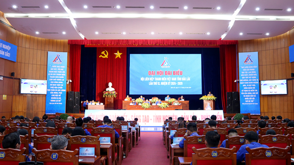 270 đại biểu chính thức dự Đại hội đại biểu Hội LHTN Việt Nam tỉnh Đắk Lắk lần thứ IX, nhiệm kỳ 2024 – 2029