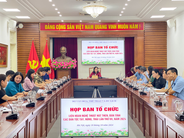 Tích cực chuẩn bị cho Liên hoan nghệ thuật hát Then, đàn Tính của các dân tộc Tày, Nùng, Thái lần thứ VII, năm 2024