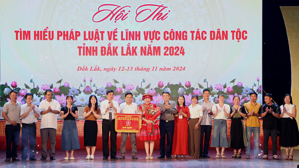 Hội thi tìm hiểu pháp luật về lĩnh vực công tác dân tộc năm 2024