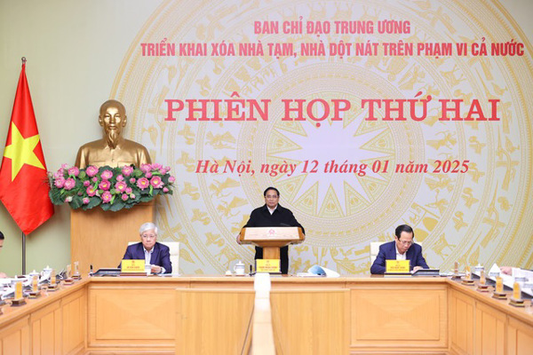 Thủ tướng Chính phủ Phạm Minh Chính: Năm 2025 là cao điểm 350 ngày đêm xoá nhà tạm, nhà dột nát 