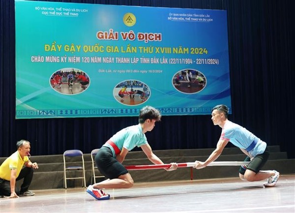 Khai mạc Giải vô địch đẩy gậy quốc gia lần thứ XVIII-năm 2024