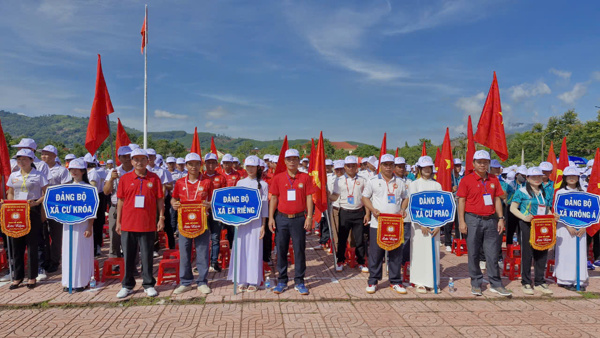 Khai mạc Hội thao khối Đảng huyện M’Drắk, lần thứ V- năm 2024