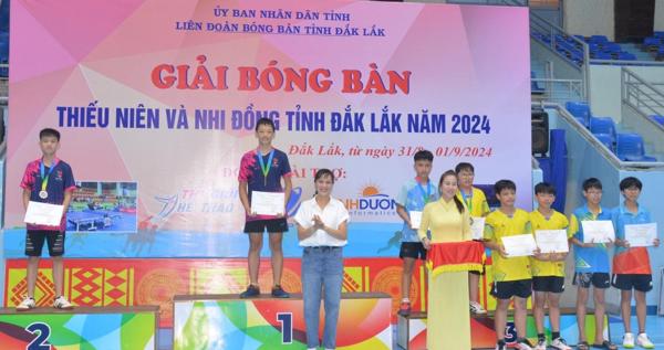 Giải bóng bàn thiếu niên, nhi đồng năm 2024