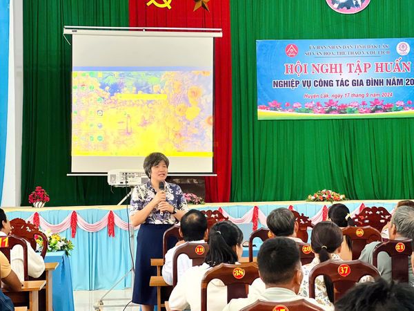 Hội nghị tập huấn nghiệp vụ công tác Gia đình  năm 2024 tại huyện Lắk