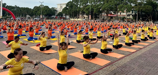 Đắk Lắk tổ chức hoạt động Hưởng ứng Ngày Quốc tế Yoga lần thứ 11 năm 2025