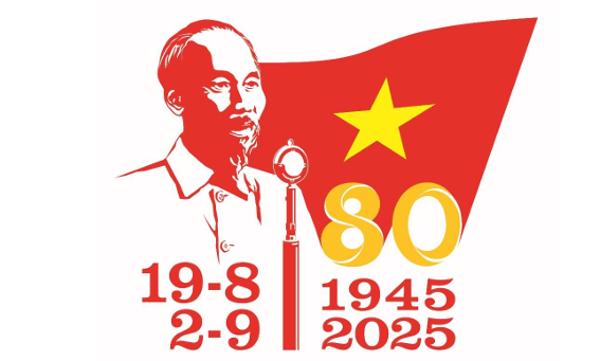 Phê duyệt mẫu biểu trưng (logo) sử dụng trong các hoạt động tuyên truyền Kỷ niệm 80 năm Cách mạng tháng Tám và Quốc khánh 2/9