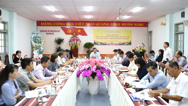 Phó Chủ tịch UBND tỉnh Đào Mỹ làm việc với Sở Văn hóa, Thể thao và Du lịch