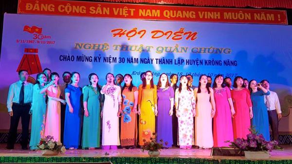 Hội diễn Nghệ thuật quần chúng huyện Krông Năng