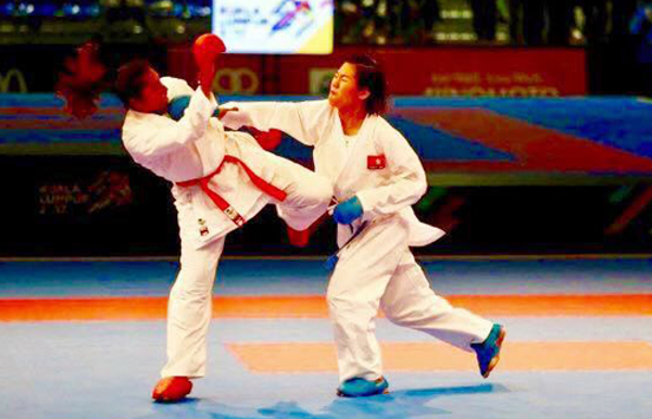 Việt Nam giành HC vàng lịch sử ở giải Karatedo Thế giới