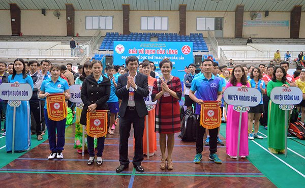 249 vận động viên tham gia Giải vô địch Cầu lông Đại hội Thể dục Thể thao  tỉnh Đắk Lắk lần thứ VIII năm 2017 - 2018