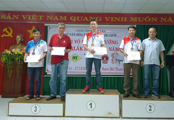 Bế mạc giải vô địch Cờ tướng tỉnh Đắk Lắk lần thứ I năm 2017