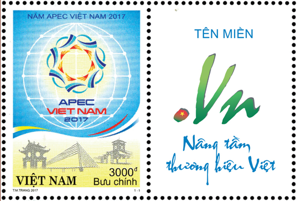 Tên miền “.VN” lên tem Bưu chính Việt Nam