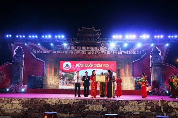 Lễ hội chùa Keo được công nhận là Di sản văn hóa phi vật thể Quốc gia