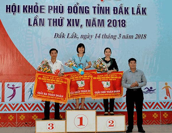 Bế mạc Hội khỏe Phù Đổng tỉnh Đắk Lắk lần thứ XIV năm 2018.