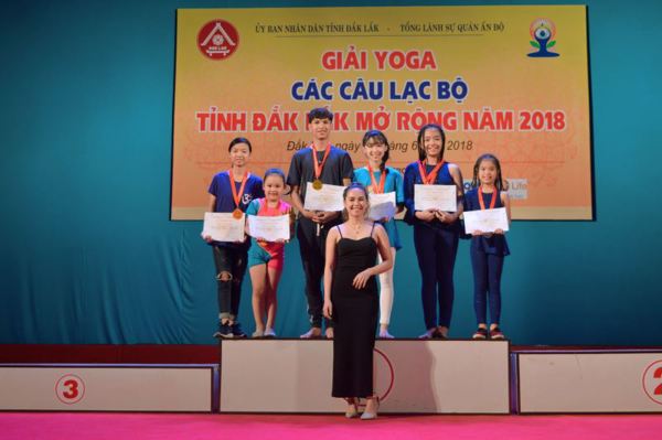 Đắk Lắk tổ chức Giải Yoga các câu lạc bộ mở rộng năm 2018
