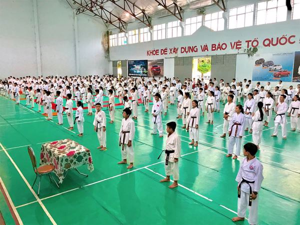 Hội Karatedo Đắk Lắk tổ chức kỳ thi thăng đẳng quốc gia năm 2018