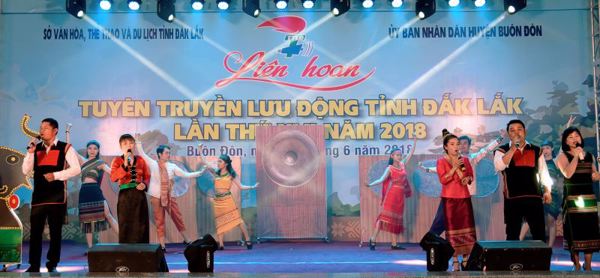 Khai mạc Liên hoan Tuyên truyền lưu động tỉnh Đắk Lắk lần thứ XVI năm 2018