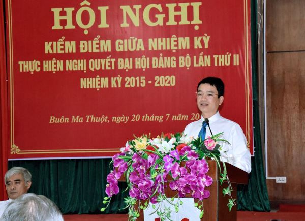 Hội nghị kiểm điểm giữa nhiệm kỳ thực hiện Nghị quyết Đại hội Đảng bộ Sở Văn hóa, Thể thao và Du lịch lần thứ II, nhiệm kỳ 2015-2020