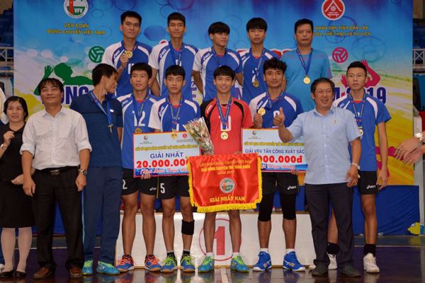 Bế mạc Giải vô địch bóng chuyền trẻ toàn quốc năm 2019
