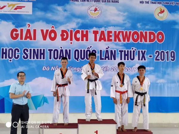 Đắk Lắk đạt thành tích cao tại giải vô địch Taekwondo  học sinh toàn quốc lần thứ 9 năm 2019