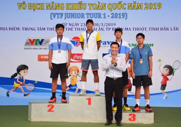 Bế mạc Giải quần vợt Vô địch năng khiếu toàn quốc năm 2019