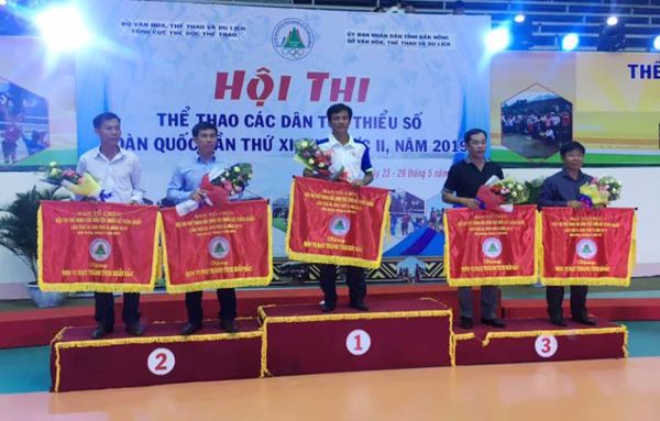 Đắk Lắk xếp thứ nhất toàn đoàn tại Hội thi thể thao các dân tộc thiểu số toàn quốc khu vực 2 năm 2019