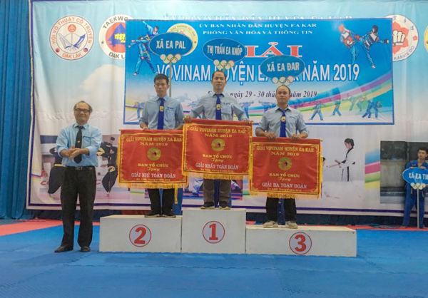 Ea Kar đóng góp 19/59 vận động viên dự giải Vovinam học sinh toàn quốc lần thứ II năm 2019