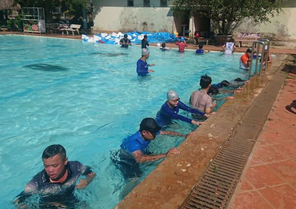 Tập huấn dạy bơi cho giáo viên, hướng dẫn viên  về phòng, chống đuối nước trẻ em tỉnh Đắk Lắk năm 2019