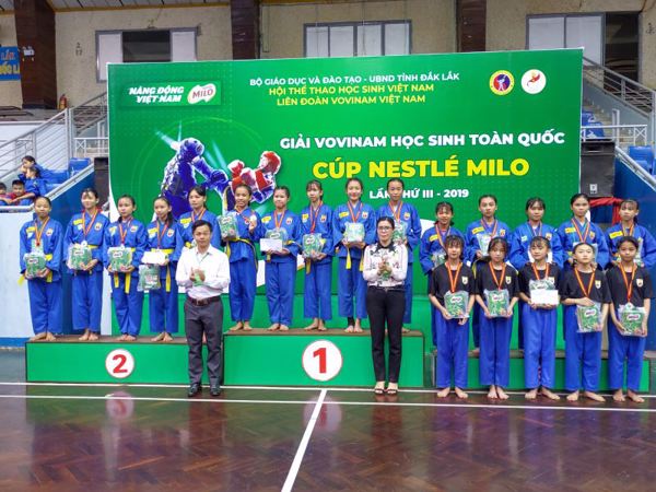 Bế mạc giải Vovinam học sinh toàn quốc 2019