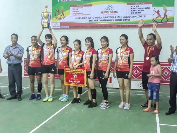 Giải Bóng chuyền nữ huyện Krông Bông năm 2019