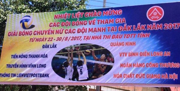 Đắk Lắk tổ chức Giải Bóng chuyền Nữ mở rộng năm 2017