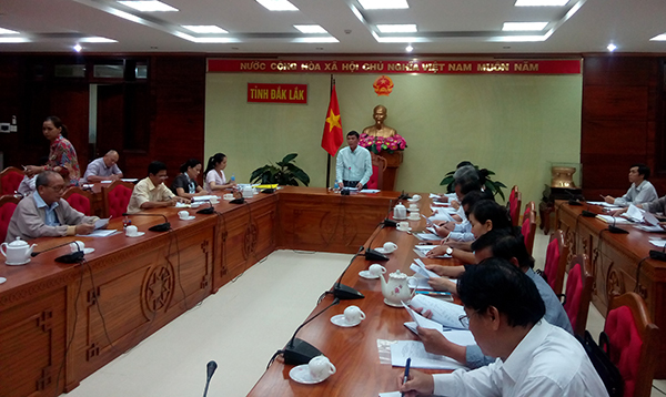Ban chỉ đạo Phát triển Du lịch tỉnh Đắk Lắk  họp sơ kết 06 tháng đầu năm 2017