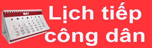 Thông báo Lịch tiếp công dân của Lãnh đạo Sở Văn hóa, Thể thao và Du lịch, năm 2022