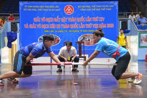 Chủ nhà Đắk Lắk đoạt giải Nhì toàn đoàn tại Giải vô địch đẩy gậy toàn quốc 2020