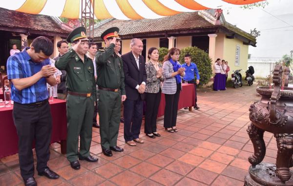 Lễ tưởng niệm các chiến sĩ Nam tiến hy sinh và đồng bào làng Lạc Giao tử nạn năm 1945