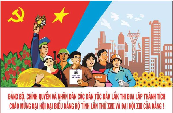 Tỉnh Đắk Lắk triển khai đợt cao điểm tuyên truyền cổ động trực quan chào mừng Đại hội đại biểu Đảng bộ tỉnh lần thứ XVII, nhiệm kỳ 2020 – 2025