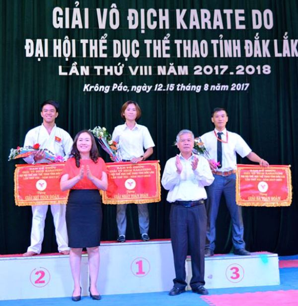 Bế mạc Giải vô địch Karatedo Đại hội Thể dục Thể thao tỉnh Đắk Lắk lần thứ VIII năm 2017-2018