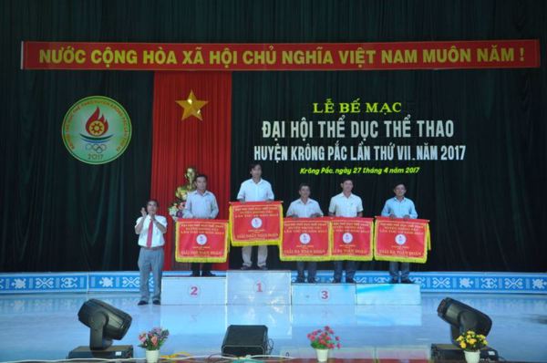 Đại hội Thể dục Thể thao huyện Krông Păc lần thứ VII năm 2017