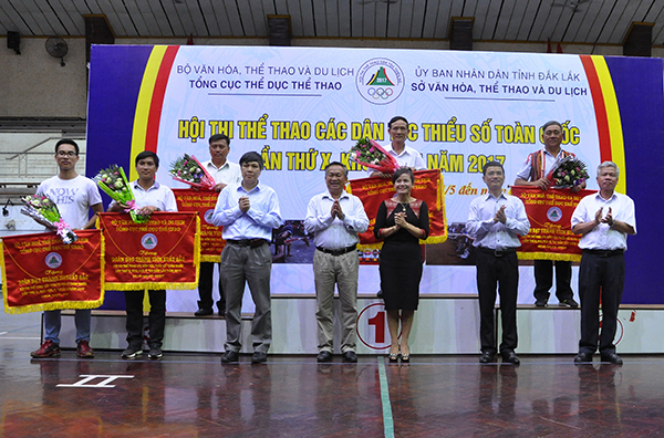 Đắk Lắk giành giải Nhất toàn đoàn tại Hội thi thể thao các dân tộc thiểu số toàn quốc lần thứ X, khu vực II năm 2017  