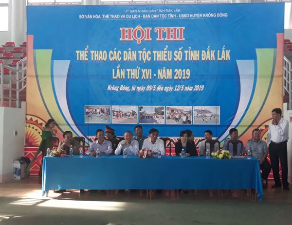 Khai mạc Hội thi thể thao dân tộc thiểu số tỉnh Đắk Lắk lần thứ XVI năm 2019