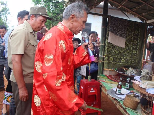 Lễ hội lúa mới của đồng bào Thái, xã Ea Kuêh, huyện Cư M'gar