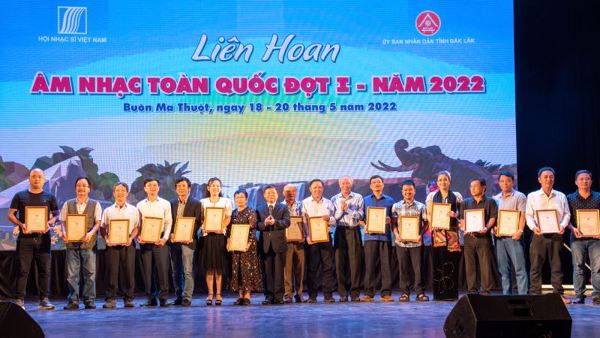 Bế mạc Liên hoan Âm nhạc toàn quốc đợt I - năm 2022  